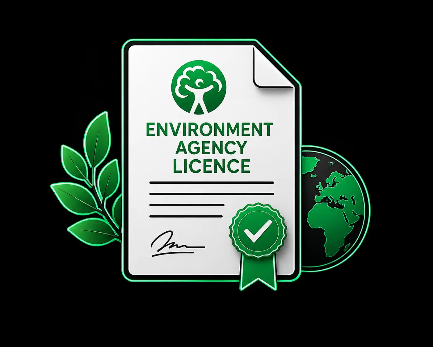 Environment Agency licensed waste carrier certificate for LIT Waste