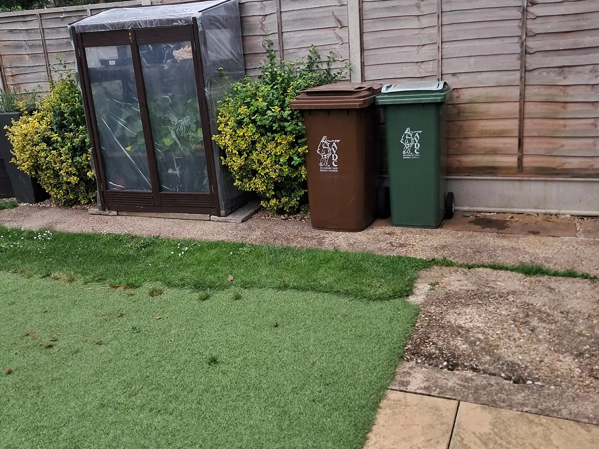 After waste clearance project photo