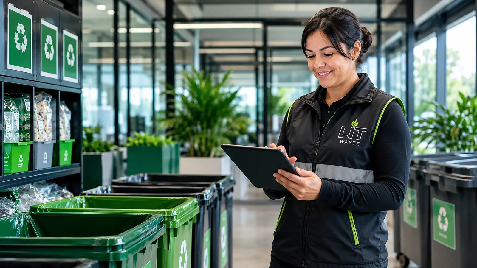 Waste management audits and improvement plans